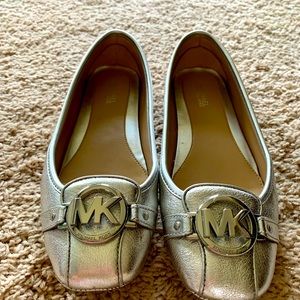 Michael Kors Silver Flats